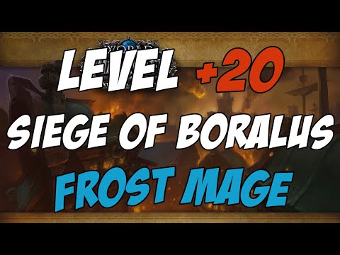 Mythic +20 Siege of Boralus Tyrannical/Bursting/Skittish ❄️ Frost Mage (No Ice Lance, Season 3)