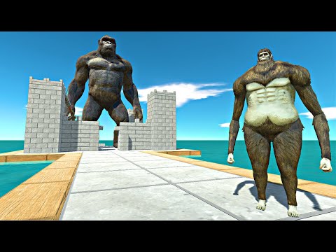 Beast Titan Destroying Kaiju Monsters in One Shot - Animal Revolt Battle Simulator