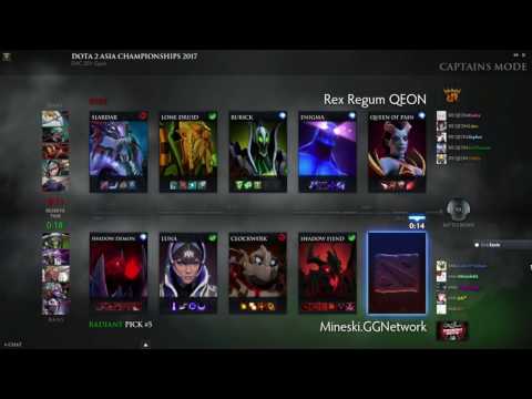 Mineski vs Rex Regum QEON DAC 2017 Game 2