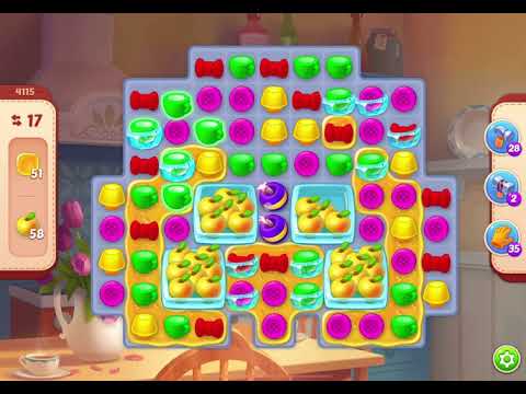 HomeScapes Level 4115 no boosters (18 moves)