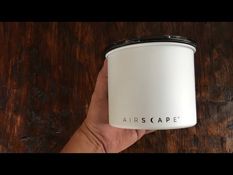 Live Unboxing | Airscape Coffee Storage Canister