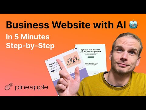 How to create a Website for your Business with AI - Step By Step