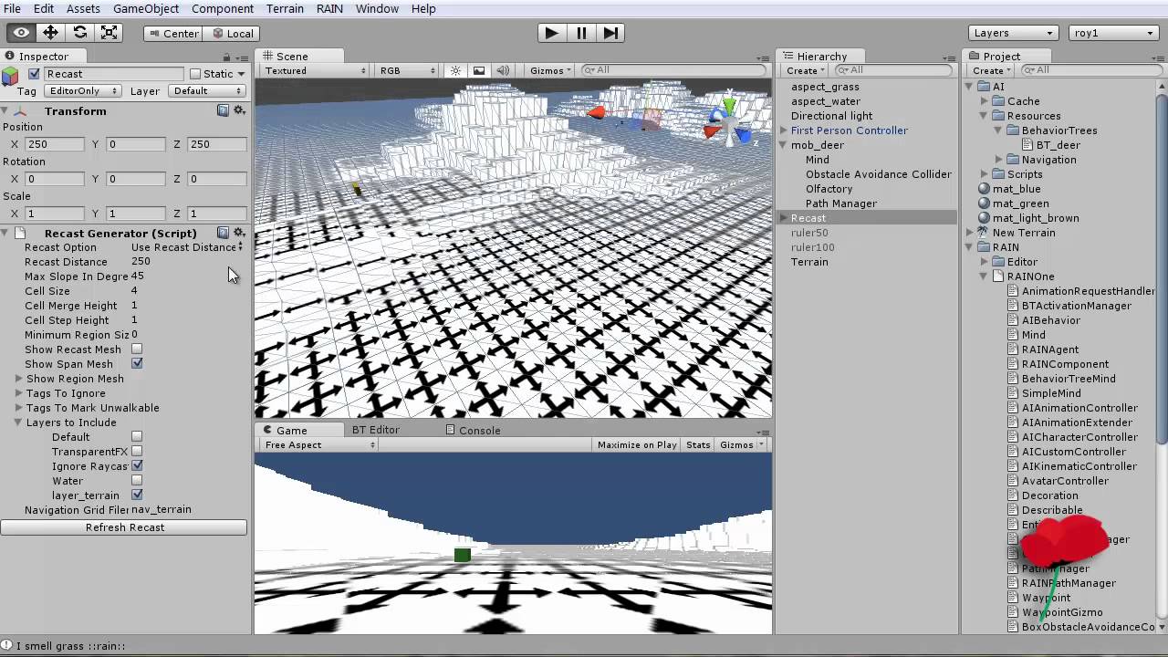 Unity3d RAIN{one} Cubes and Pills 6 ( OUTDATED )