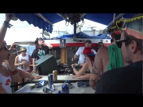 Distance @ Getdarker Boat Party, Outlook Festival 2012