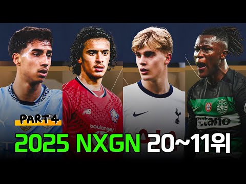 2025 세계 축구 최고의 원더키드 TOP 20~11위