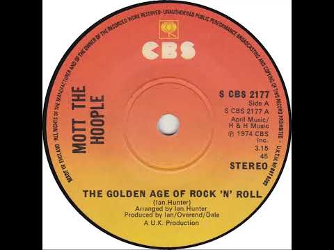 UK New Entry 1974 (65) Mott The Hoople - The Golden Age Of Rock And Roll