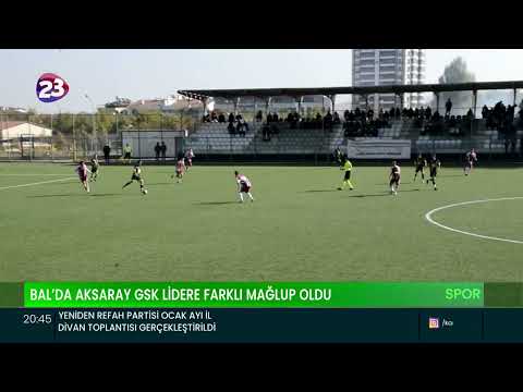 BAL’DA AKSARAY GENÇLİK SPOR, KENDİ SAHASINDA LİDER KAHRAMANMARAŞ İSTİKLAL SPORA 7-1 MAĞLUP OLDU