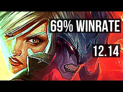 RIVEN vs AATROX (TOP) | Penta, 69% winrate, Godlike | KR Master | 12.14