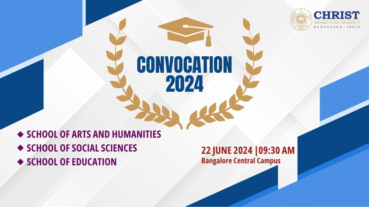 Convocation - 2024 | SCHOOL OF ARTS AND HUMANITIES || SCHOOL OF SOCIAL SCIENCES