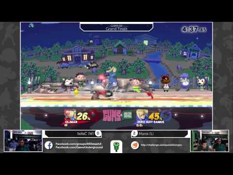 GUM2 Singles (Grand Finals): HSG Marss (ZSS) vs belaC (Luigi/Ryu)