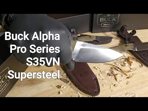 Buck Most Wanted Blades Alpha Pro Series USA Made Hunter, Scout, Guide S35VN Supersteel @BuckKnives