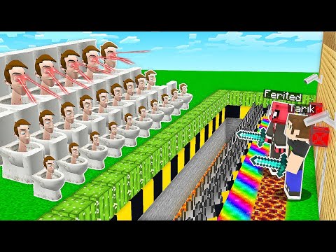 SKİBİDİ TUVALET VS EN GÜVENLİ EV - Minecraft