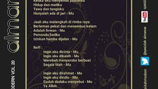 Download lagu MINUS ONE, INGIN AKU DI CINTAMU 1-ALBUM ALMANAR VOL 20 mp3