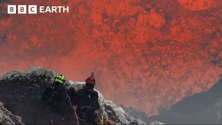Into The Heart Of A Volcano | Journey To Fire Mountain | BBC Science
