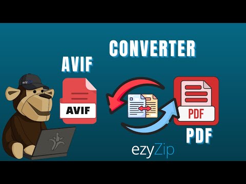 Como converter AVIF para PDF