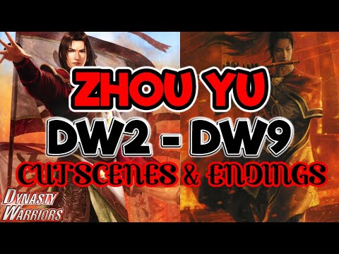 Zhou Yu ALL Cutscenes & Endings - Dynasty Warriors - 4K 60 FPS
