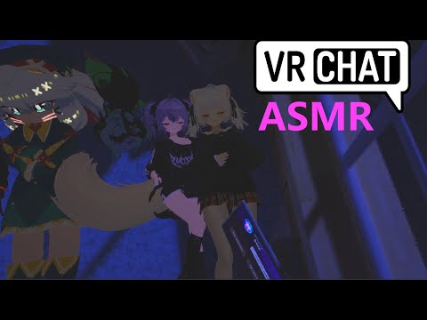 VRChat ASMR: cuddling in public worlds!