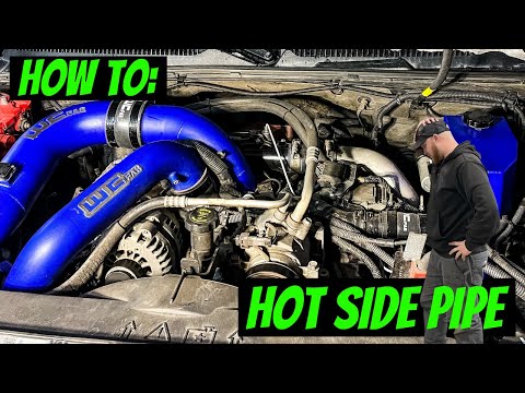 How to Install Wehrli Custom Fab Hot Side Intercooler Pipe 04.5-10 Duramax