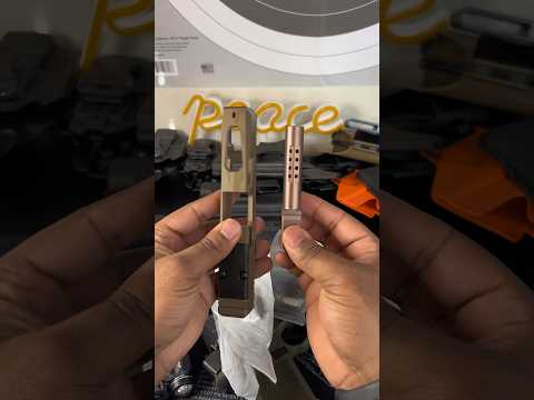 New Slide/ Ported barrel 🔥💪🏾 #guns #glock19