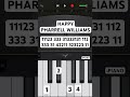 Happy - Pharrell Williams EASY Piano Tutorial from Minions #shorts #minions #happy #piano #short