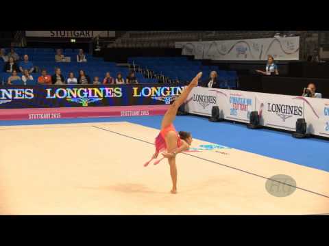 Ekaterina VOLKOVA (FIN) 2015 Rhythmic Worlds Stuttgart - Qualifications Clubs