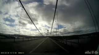 preview picture of video 'Härnösand 2015-02-26 High Coast Bridge'