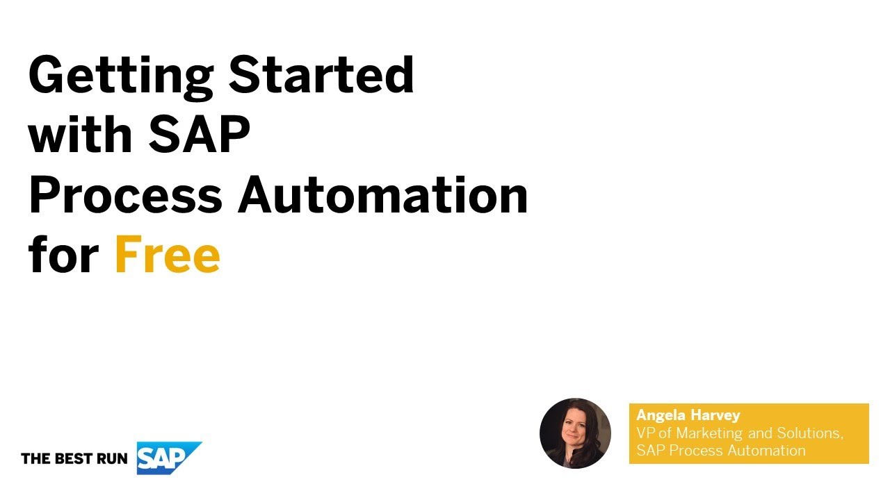 Getting Started with SAP Build Process Automation for Free