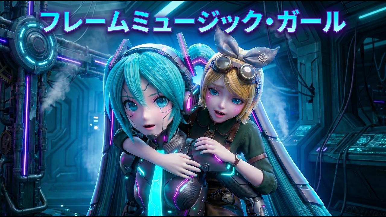 Hatsune Miku — Frame Music Girl