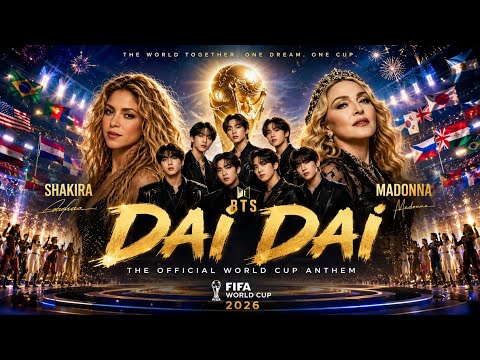 Shakira ft BTS & Modonna - Dai Dai ( Official World Cup First Half Presentation) 