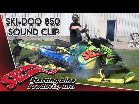 Starting Line Products | NEW Competition Series Lightweight Silencer Ski-Doo 850 Sound Clip
