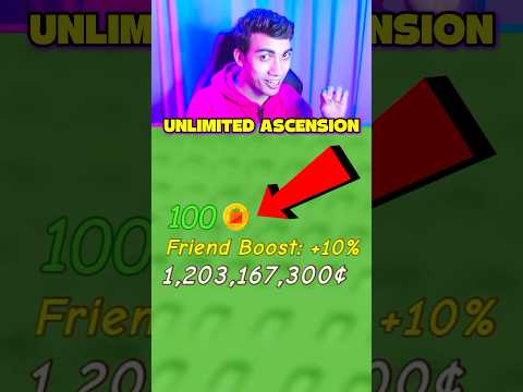UNLIMITED ASCENSION GROW A GARDEN 😱