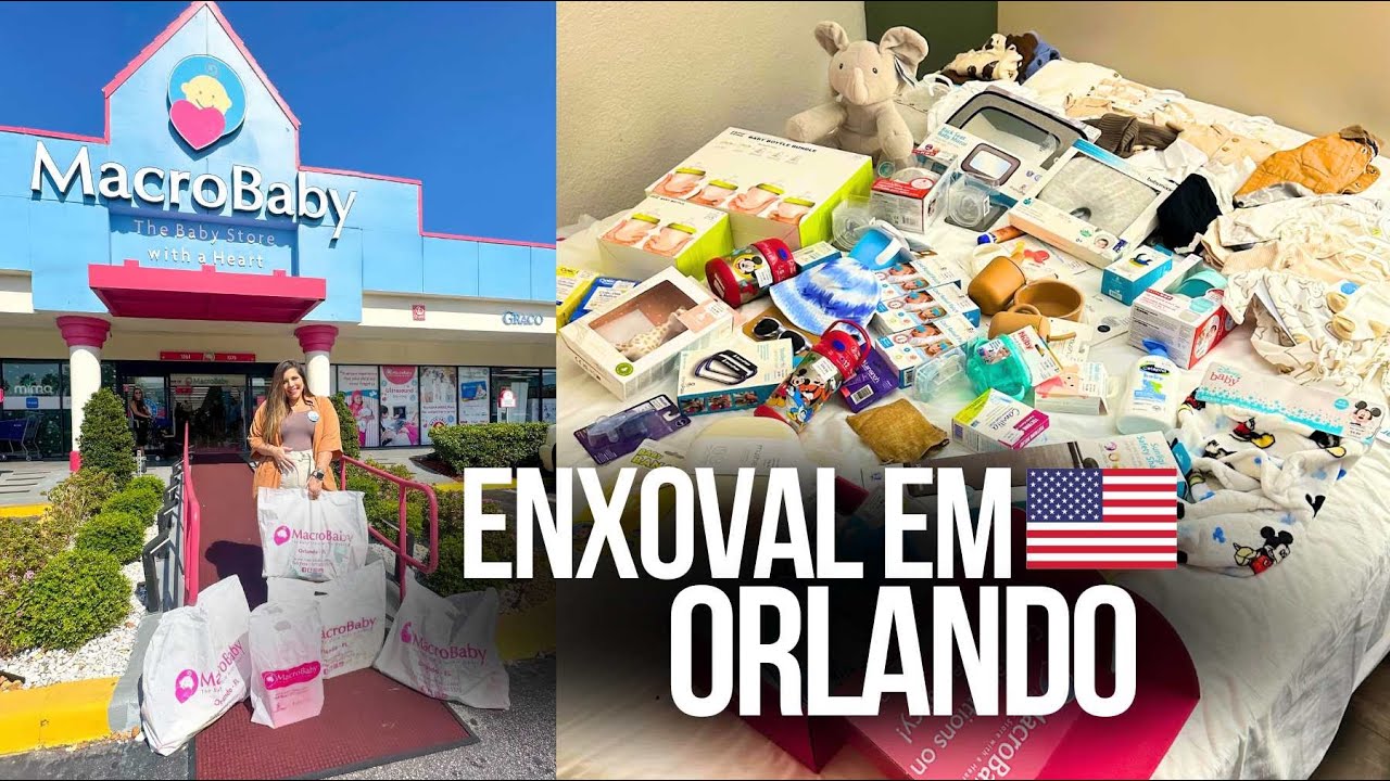 Enxoval na Macrobaby, Carters, Ross. Compras de bebê em Orlando com PREÇO.