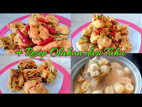 Cara Membuat Aneka Olahan Tahu | Cara Buat Sup Tahu | Perkedel Tahu | Tahu Cabe Garam | Tahu Mie
