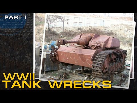 WWII Tank Wrecks - German Panzer I - Panzer II - Wespe - StuG. Part I 2015.