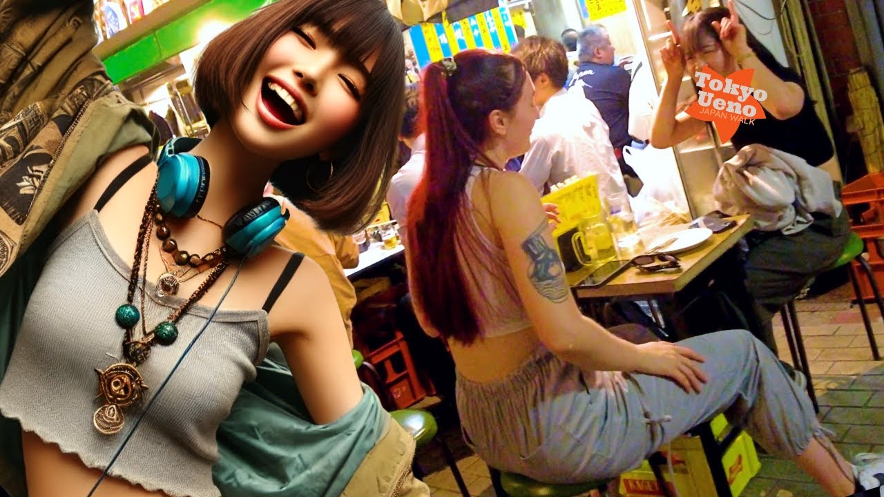 Tokyo Ueno 🐶 pose! 💖 4K nonstop 1 hour