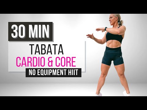 Tabata Cardio + Core 🔥 30-Min No Equipment HIIT