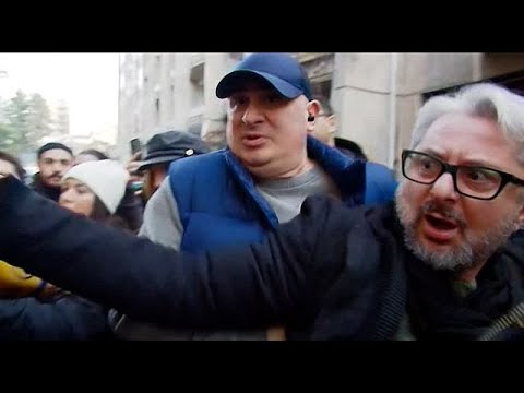 No Comment: Oppositionsführer in Georgien nach Razzia festgenommen