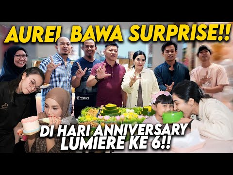 AMEENA RAMAIKAN ACARA ANNIVERSARY LUMIERE!! ASHANTY ANANG PANGGIL SEMUA KARYAWAN!!
