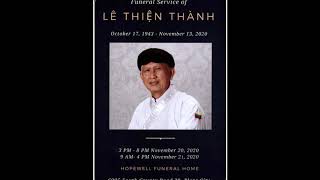 Tang lễ PTS Lê Thiện Thành