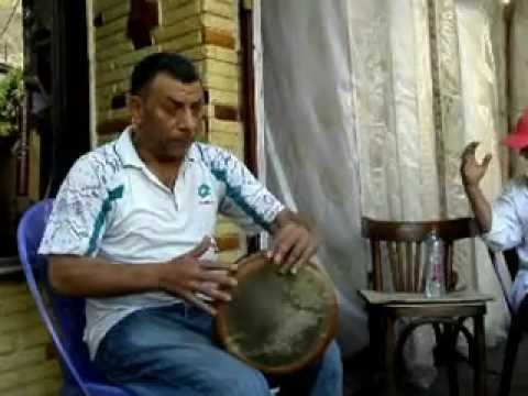 Tribute to Khamish Henkish: Egyptian Master Drummer selling drums at family store