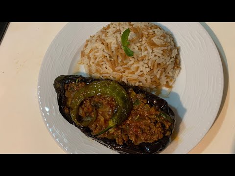 Easy Turkish Stuffed Eggplant “Karniyarik” Recipe✨Ground Beef Stuffed Eggplant Dish “Karnıyarık”🍆