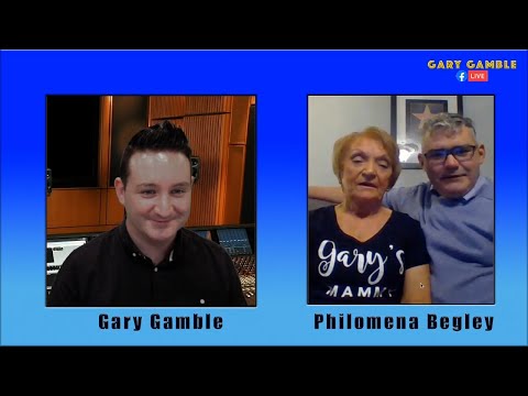 Gary Gamble Philomena Begley & Aidan Quinn - FACEBOOK LIVE INTERVIEW