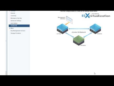 VMware VCSA 6.5 Active-Passive Setup Simple Configuration
