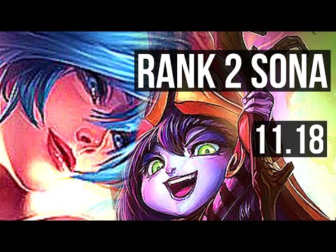 SONA & Varus vs LULU & Tristana (SUPPORT) | Rank 2 Sona, 1/0/8 | EUW Challenger | v11.18