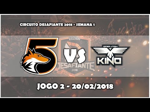 Desafiante 2018 - 5Fox vs Operation Kino (Highlights) | JOGO 2