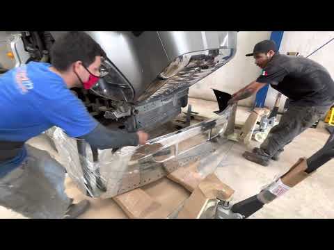 Freightliner Cascadia 22” bumper installation/Instalación defensa freightliner Cascadia
