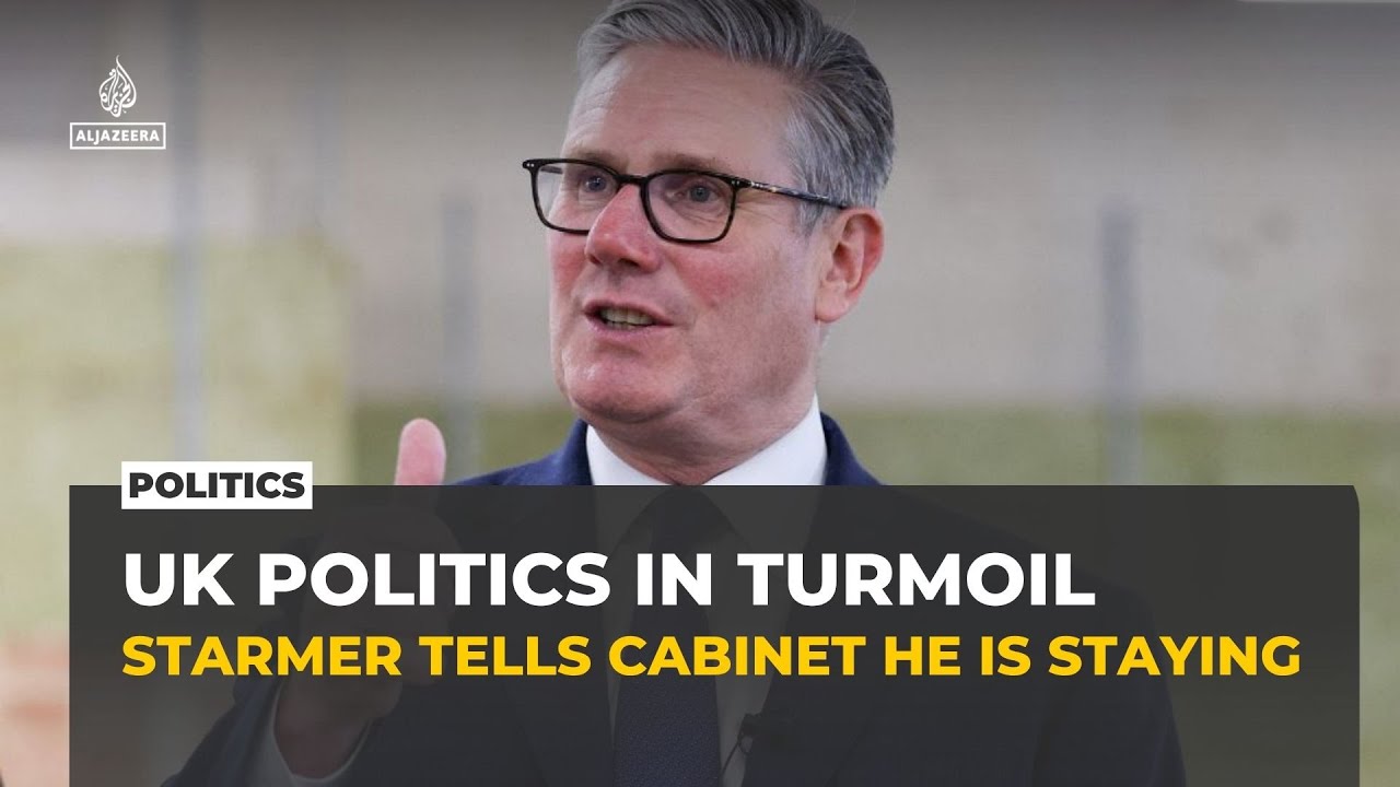 British politics in turmoil: Starmer tells cabinet he is staying as revolt grows