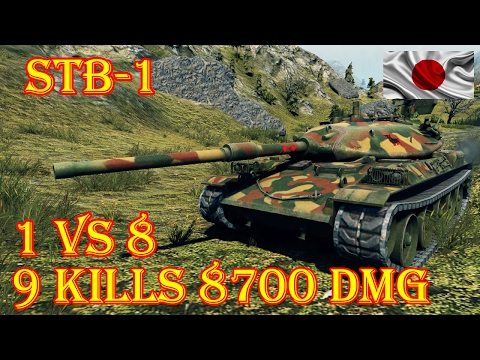 STB-1  1 VS 8,  9 Kills, 6.5K Damage  Lakeville  World of Tanks