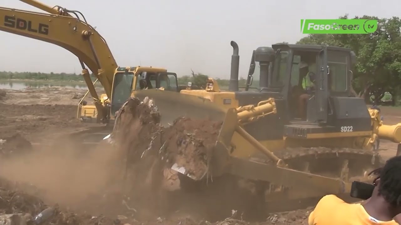 Campagne nationale de curage  des barrages : Constat des travaux au barrage numéro 2 de Ouagadougou