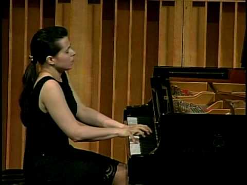 2009 Cleveland International Piano Competition, Marina Radiushina, Beethoven Sonata Op.110 (Part1/4)